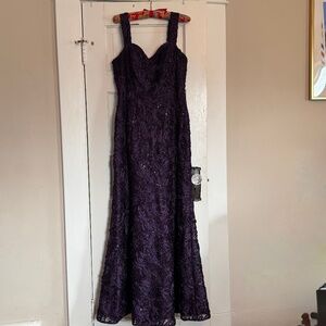 Romantic Enchanted Ignite Evening NY Purple Gown Sz 8 Formal Prom Cocktail Dress